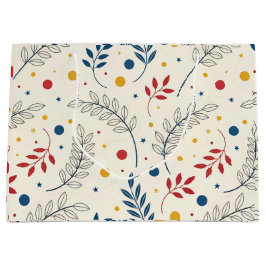 Diseño floral große geschenktüte