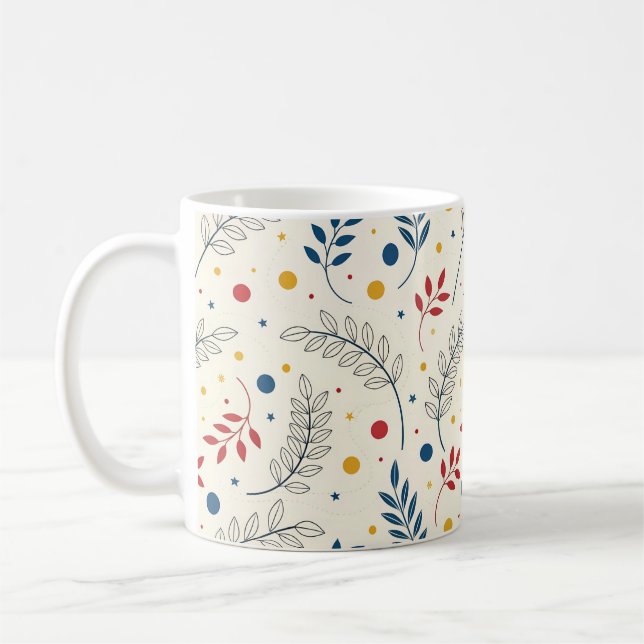 Diseño floral kaffeetasse (Links)