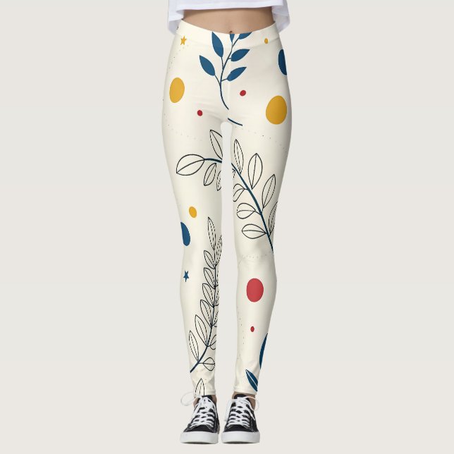 Diseño floral leggings (Vorderseite)