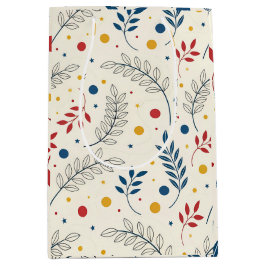 Diseño floral mittlere geschenktüte