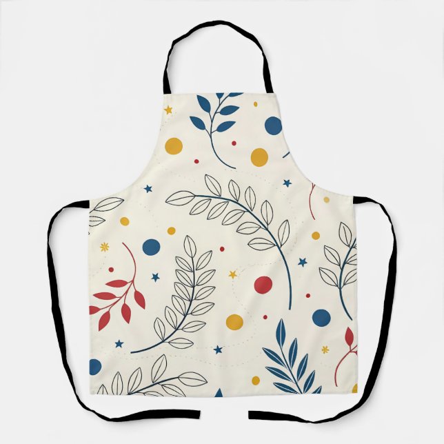 Diseño floral schürze (Vorderseite)