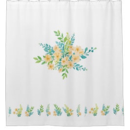 Diseño "Flores del campo" para cortina de ducha Duschvorhang