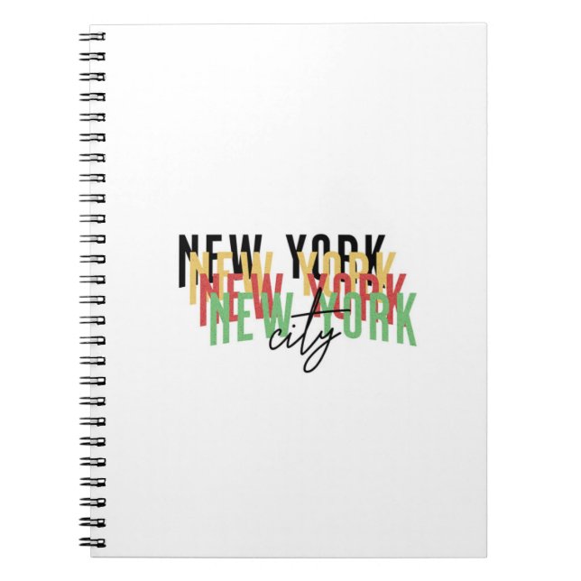 Diseño maximalista de NY  Notizblock (Vorderseite)