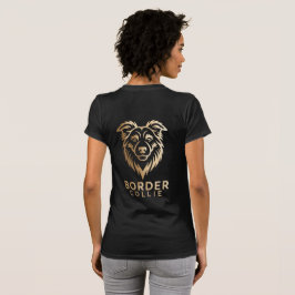 Diseño Premium de Border en Dorado T-Shirt