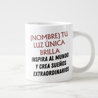 DISEÑO REGALO PERSONALIZADO (NOMBRE)ENERGÍAINSPIRA Jumbo-Tasse
