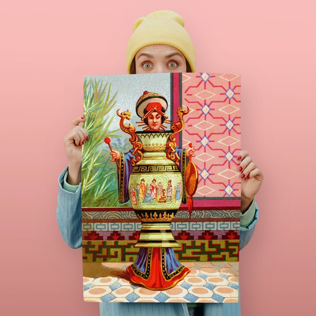 Dish Darlings Dragon Lady Art Print Poster (Von Creator hochgeladen)