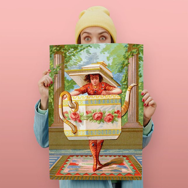 Dish Darlings Tea Time Art Print Poster (Von Creator hochgeladen)