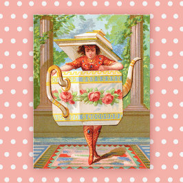 Dish Darlings Tea Time Postcard Postkarte