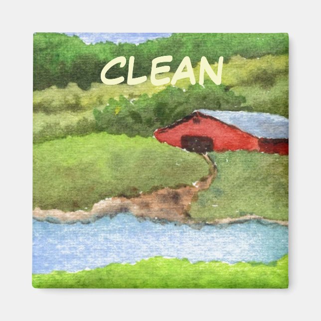 Dish Washer Status Magnet (Vorne)
