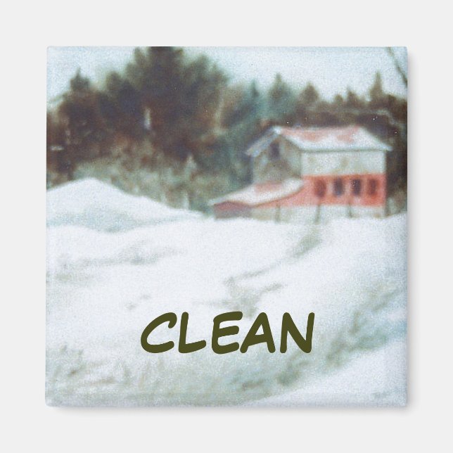 Dish Washer Status Magnet (Vorne)