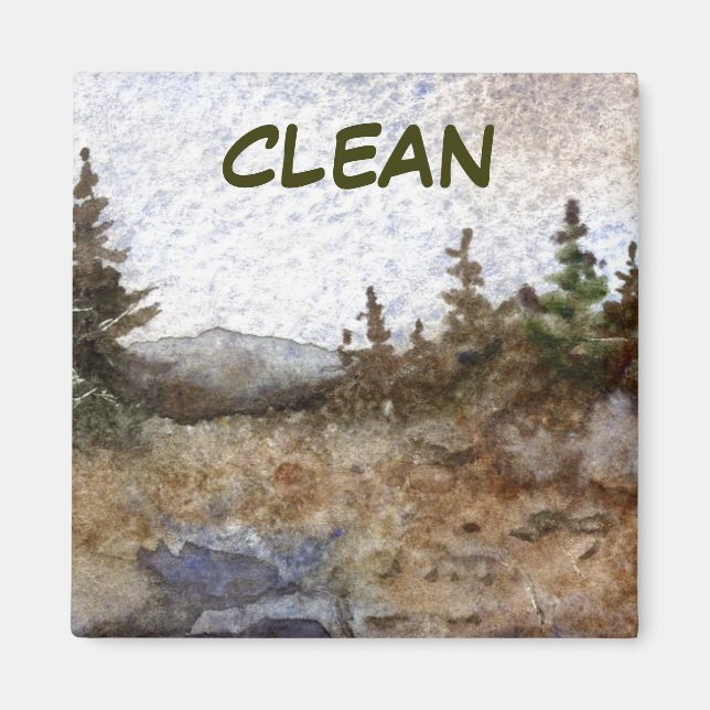 Dish Washer Status Magnet (Vorne)