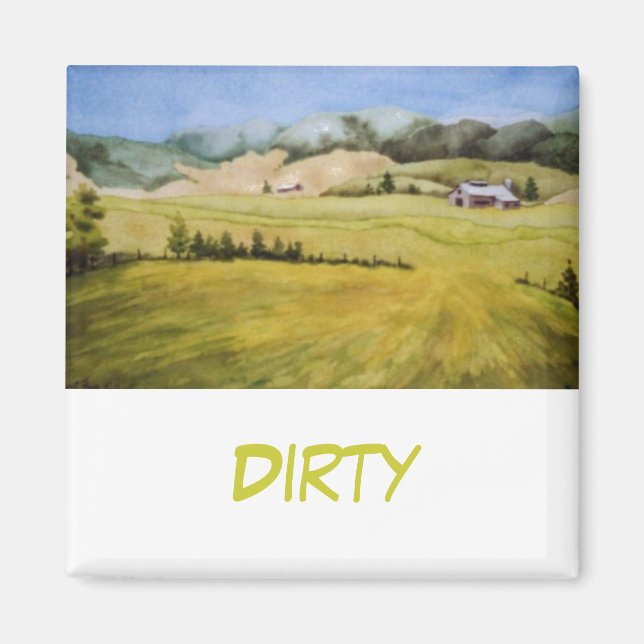 Dish Washer Status Magnet (Vorne)