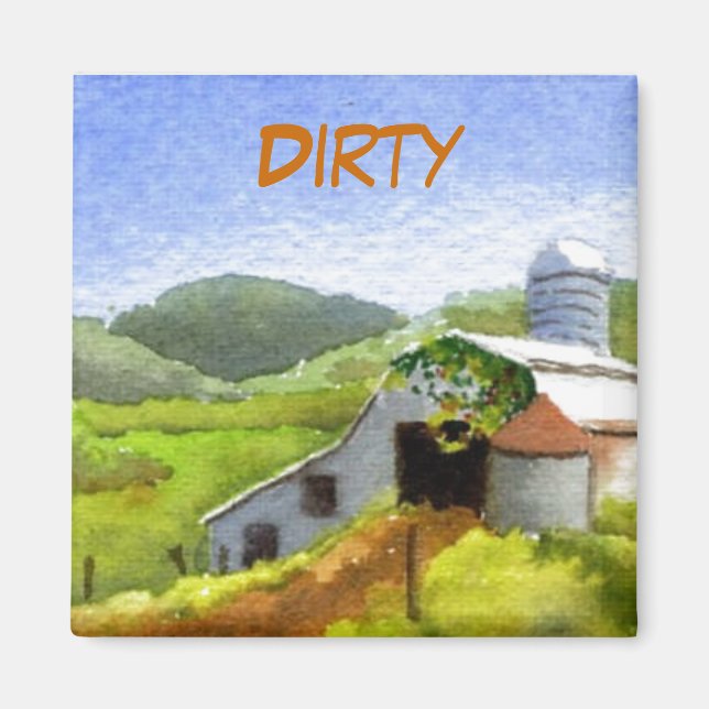 Dish Washer Status Magnet (Vorne)