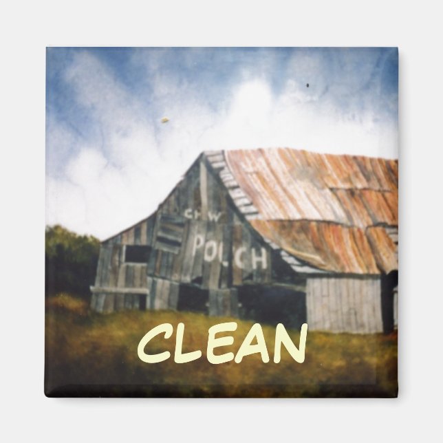 Dish Washer Status Magnet (Vorne)