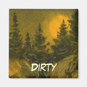 Dish Washer Status Magnet