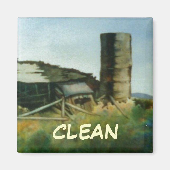 Dish Washer Status Magnet (Vorne)