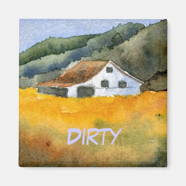 Dish Washer Status Magnet (Vorne)