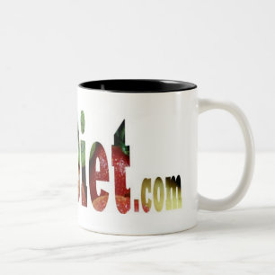 DishDiet. COM-Tasse Zweifarbige Tasse