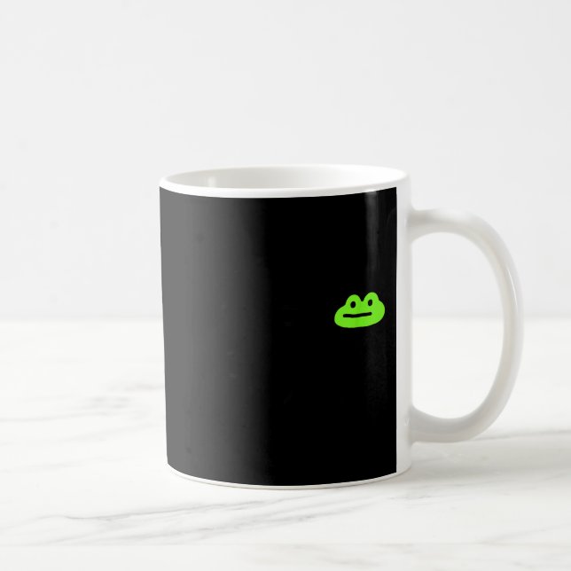 Dishonest Frog Behave No Frog Funny Cute Frog Love Kaffeetasse (Rechts)