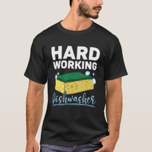 Dishwasher Job Profession Restaurant Mitarbeiter D T-Shirt