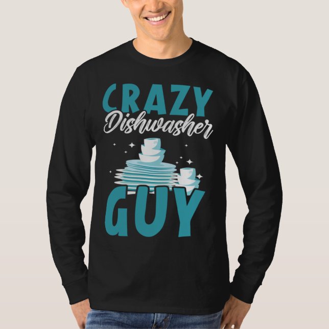 Dishwashing Job Profession Restaurant Employee Dis T-Shirt (Vorderseite)