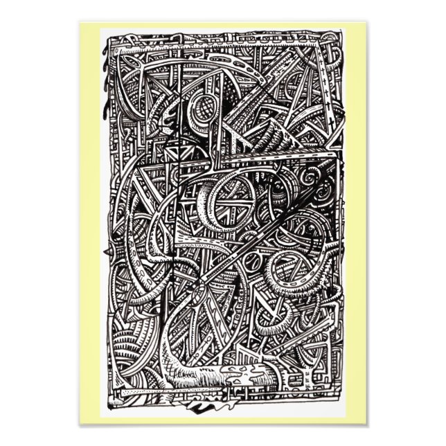 Disjonction, Dessin d'encre Photo Impression (Devant)