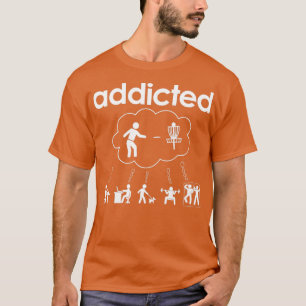 Disk Golf Addicdicted Funny T-Shirt