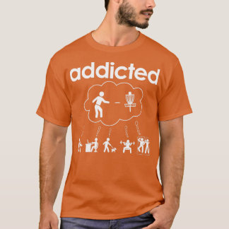 Disk Golf Addicdicted Funny T-Shirt