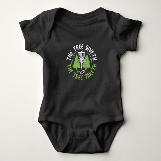 Disk Golf Baby Strampler (Vorderseite)