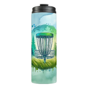 Disk Golf Basket   Bester Vater von Par Thermosbecher
