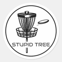 Disk Golf Basket & Disk Stickers