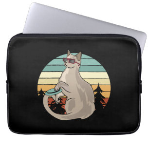 Disk Golf Basket Funny Cat Gift Player Laptopschutzhülle