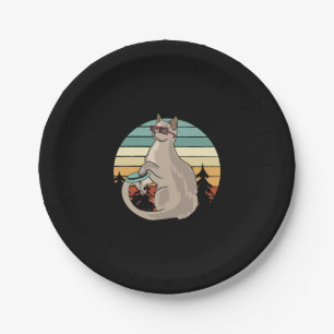Disk Golf Basket Funny Cat Gift Player Pappteller