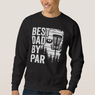 Disk Golf Basket Retro Daddy Vintager bester Vater Sweatshirt