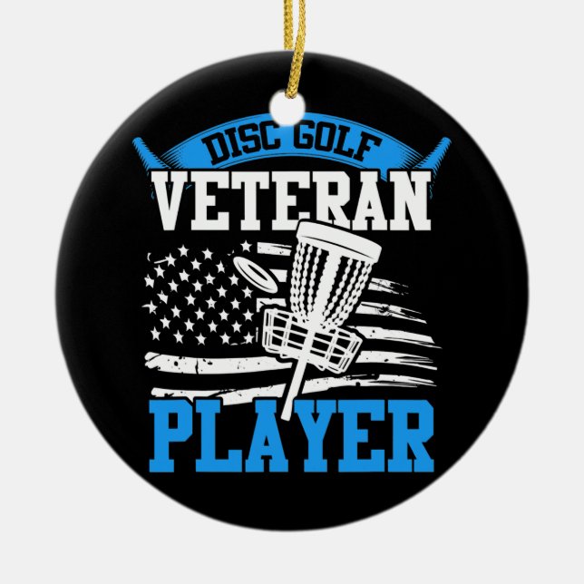 Disk Golf Basket Tree Sports Frisbee Disc Golfing Keramik Ornament (Vorne)