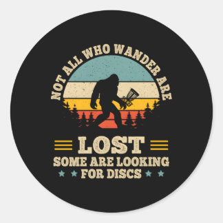Disk Golf Bigfoo Disk Golf Runder Aufkleber