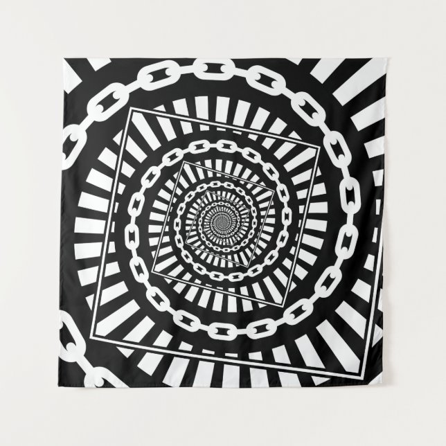 Disk Golf Chains Wandteppich (Vorderseite)