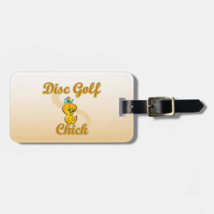 Disk Golf Chick Gepäckanhänger