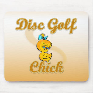 Disk Golf Chick Mousepad