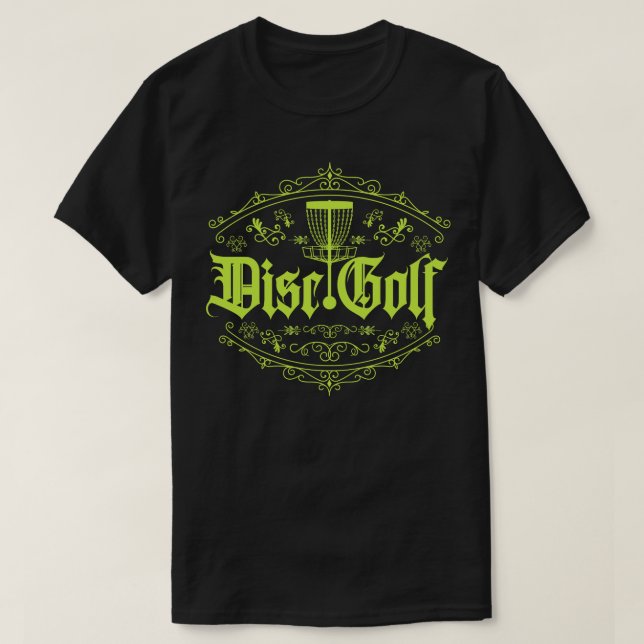 Disk Golf Classic Green T-Shirt (Design vorne)