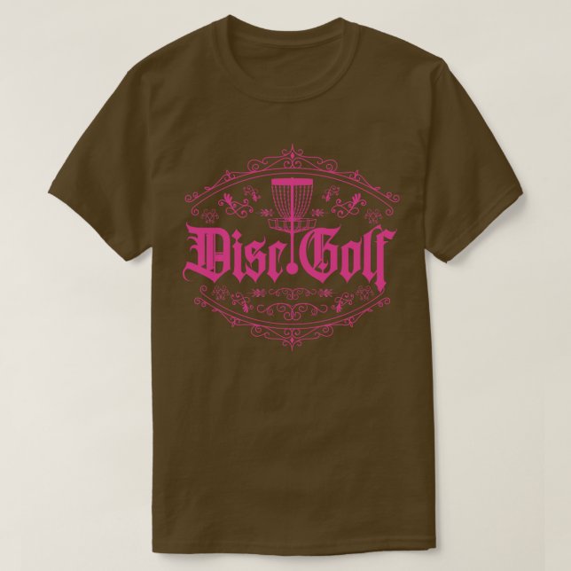 Disk Golf Classic Player Pink T-Shirt (Design vorne)
