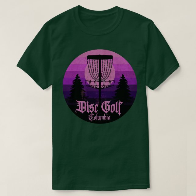 Disk Golf Columbia Sonntag T-Shirt (Design vorne)
