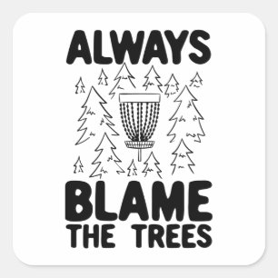 Disk Golf Disk Basket-Geschenk Quadratischer Aufkleber