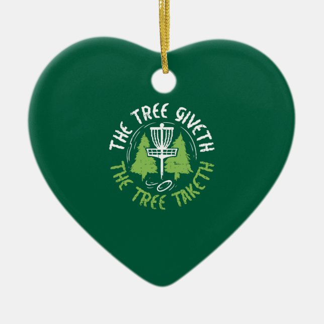 Disk Golf Disk Disk Golf Player Geschenk Keramik Ornament (Vorne)