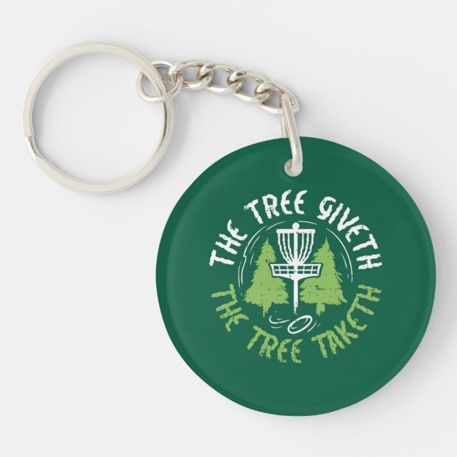 Disk Golf Disk Disk Golf Player Geschenk Schlüsselanhänger (Vorderseite)
