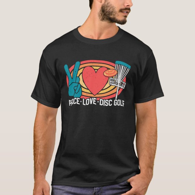 Disk Golf , Disk Golf T-Shirt, Disk Golf Player T-Shirt (Vorderseite)