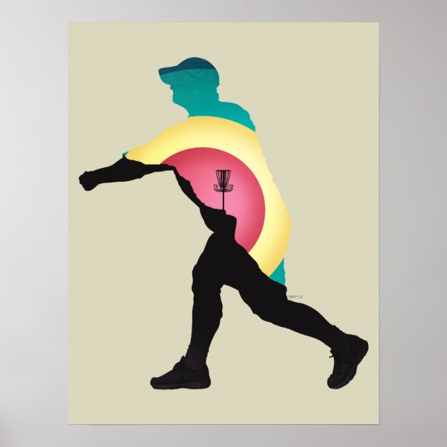 Disk Golf Driver Poster (Vorne)