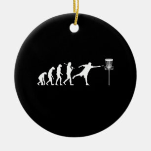 Disk Golf Evolution Disk Golf Geschenke Keramik Ornament