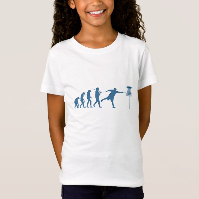 Disk Golf Evolution - Fun Gift for Disk Golfer T-Shirt (Vorderseite)