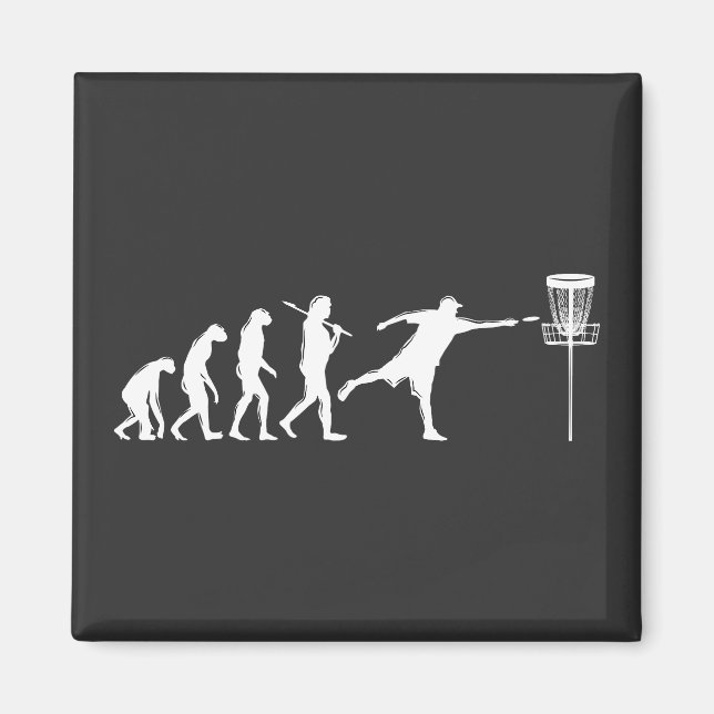 Disk Golf Evolution Magnet (Vorne)
